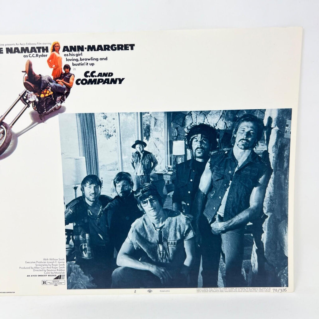 1970 C.C. and Company Original Movie Lobby card No.2