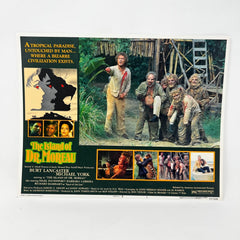 1977 The island of Dr. Moreau Horror Scifi Collectible movie Lobby Card set of 8