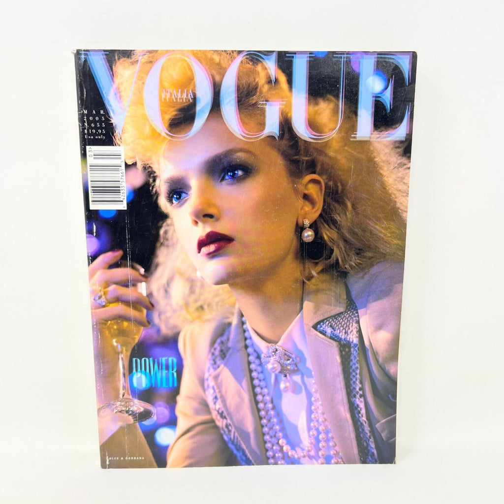 Vogue Italia Fashion Magazine March 2005 N. 655