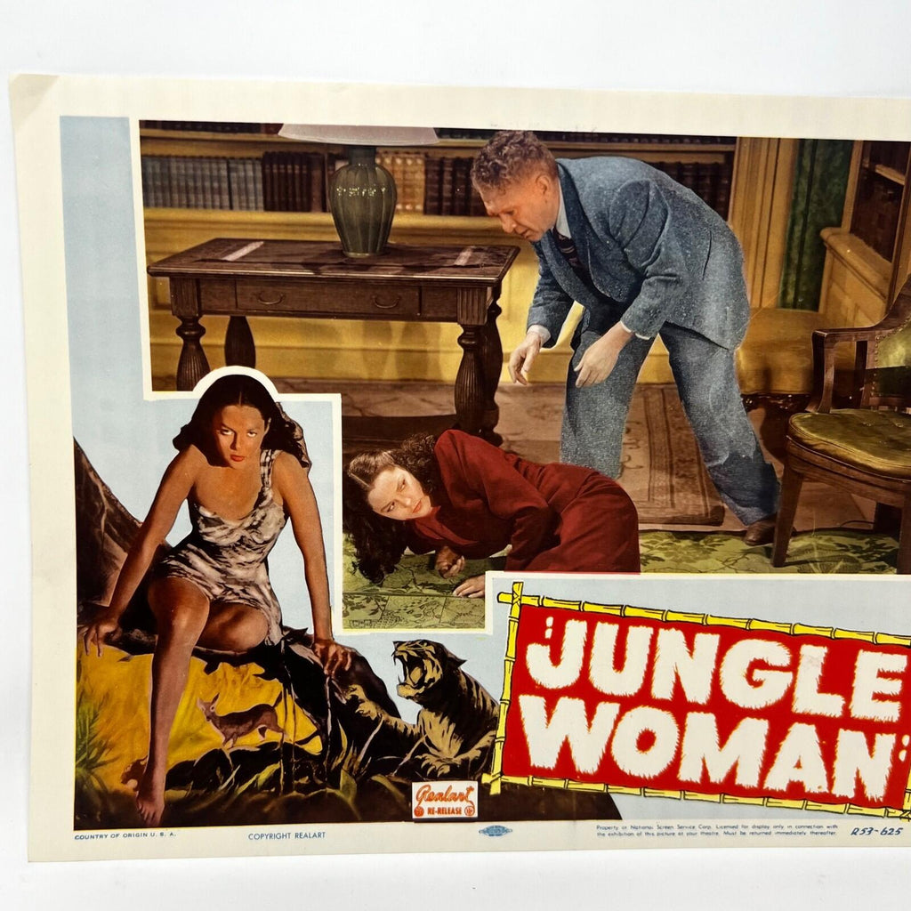 1953 Jungle Woman Collectible movie Lobby Card Evelyn Ankers (b)