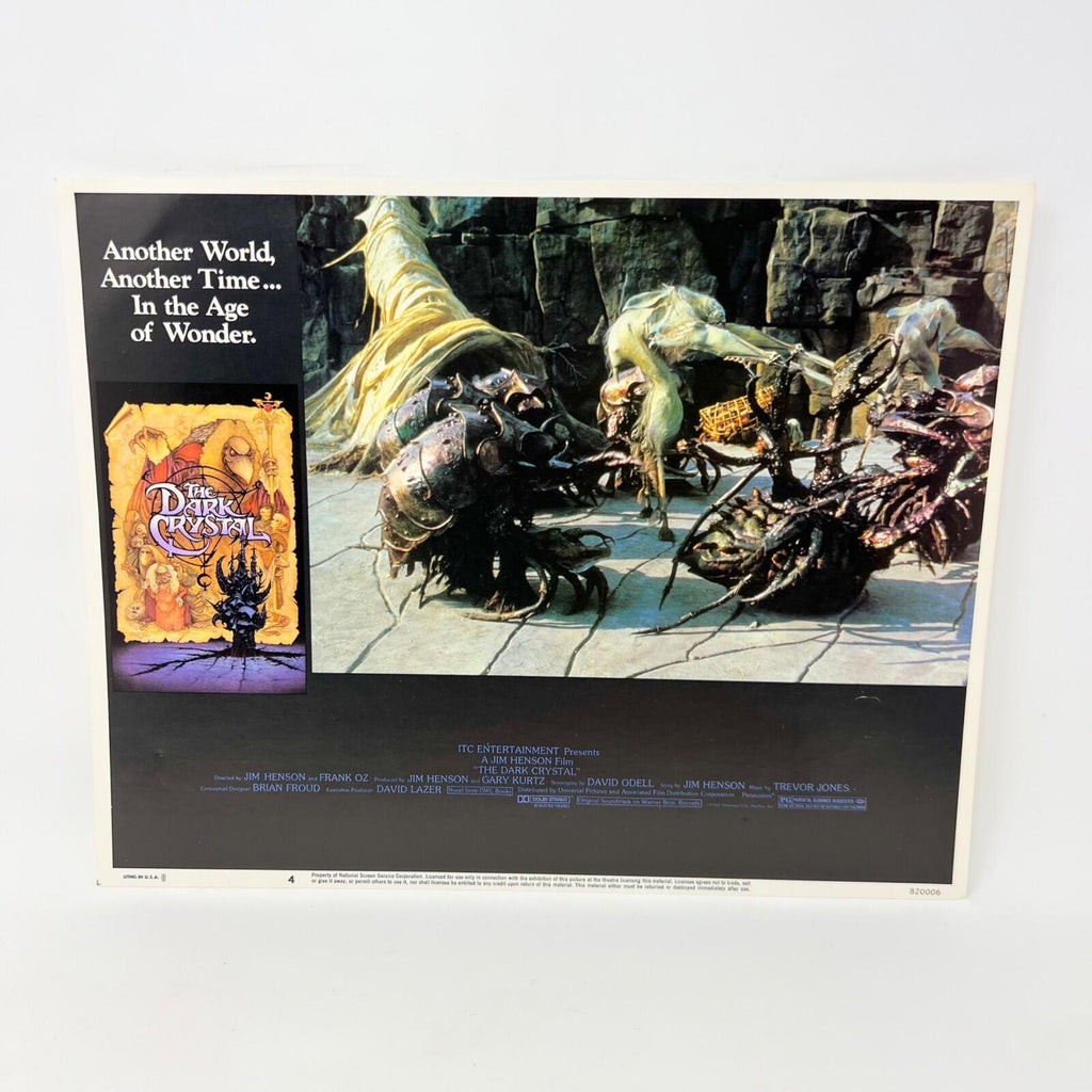 1982 The Dark Crystal Movie Sci-fi Lobby Card Poster No.4