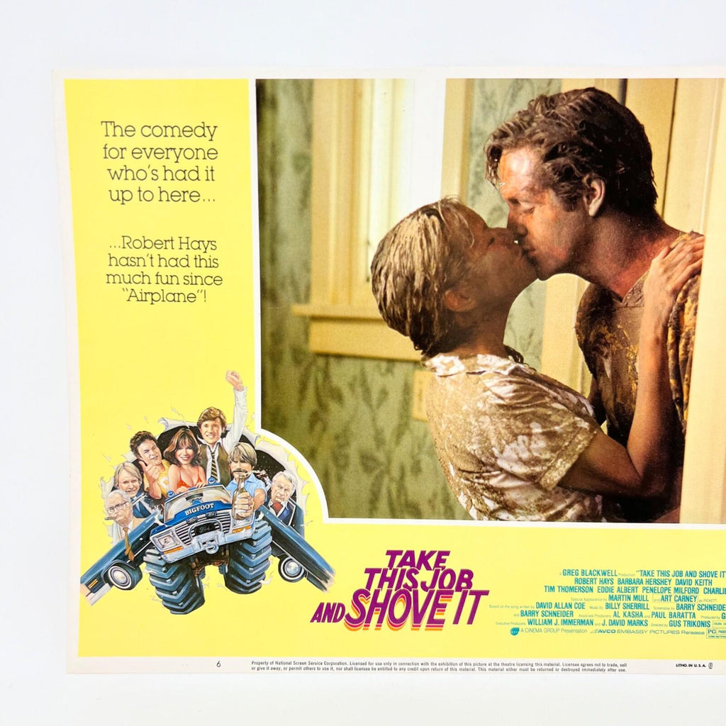 1981 Take This Job and Shove it  Collectible Movie Lobby Card No.6