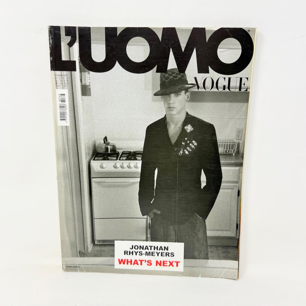 Luomo Vogue Magazine Italy February 2006 N.368 Jonathan Rhys-Meyers What's Next