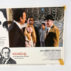 1982 Vintage Missing Lobby Card Movie Poster No.5