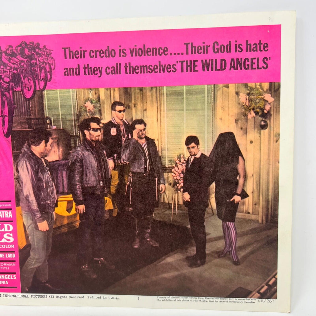 1966 The Wild Angels Movie Lobby Card No.1