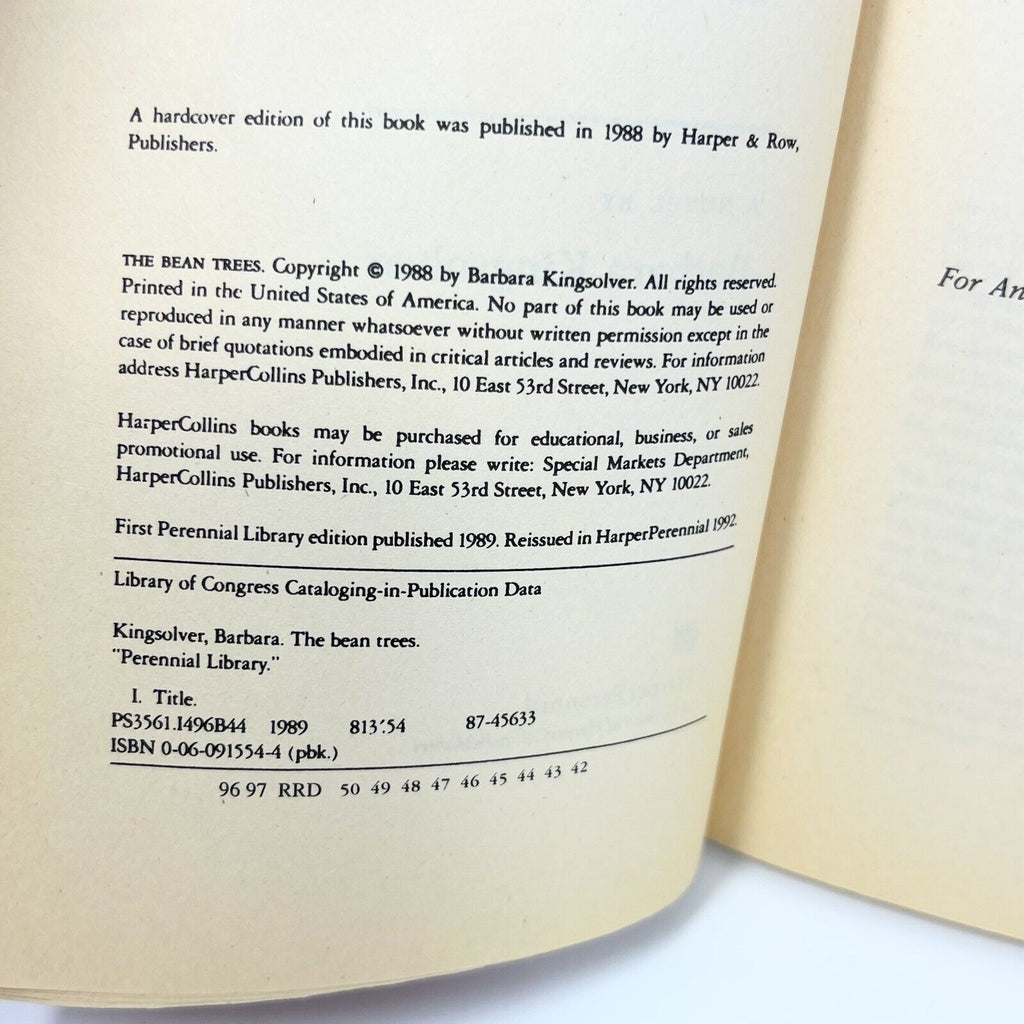 The Bean Trees, Barbara Kingsolver