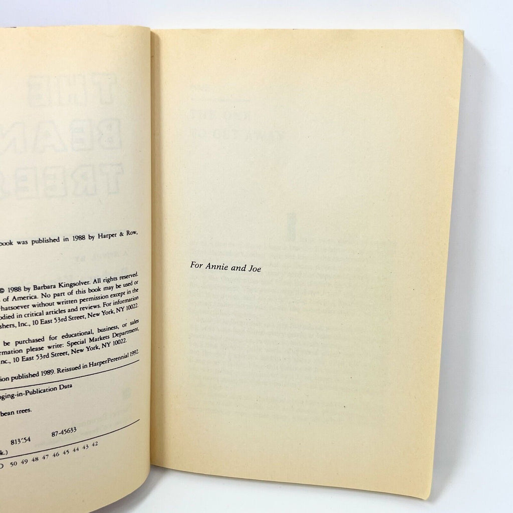 The Bean Trees, Barbara Kingsolver