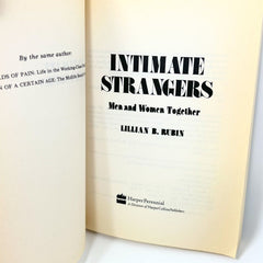 Intimate Strangers: Men and Women Together by Lillian B. Rubin