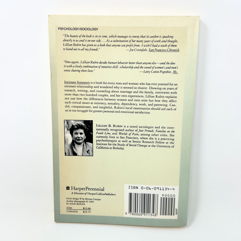 Intimate Strangers: Men and Women Together by Lillian B. Rubin