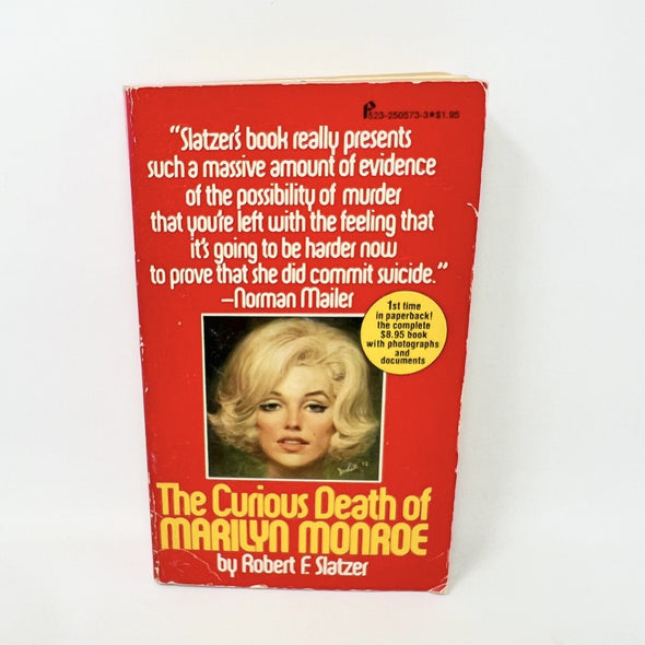 Vintage The Life and Curious Death of Marilyn Monroe, 1977, Pinnacle