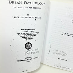 Dream Psychology: Psychoanalysis for Beginners by Freud, Sigmund
