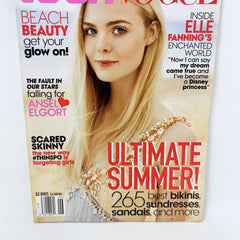 Teen Vogue Magazine Elle Fanning June/July 2014 Original Publication