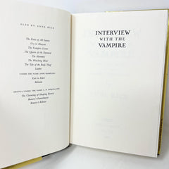 Interview With the Vampire by Anne Rice 1976 14th Printing