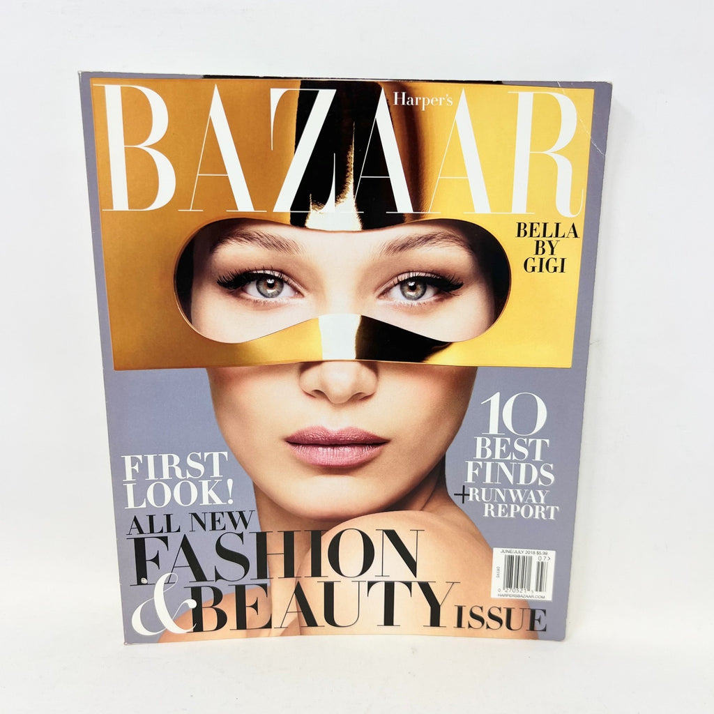 Harper's Bazaar Magazine June, 2018 Bella Hadid Cover