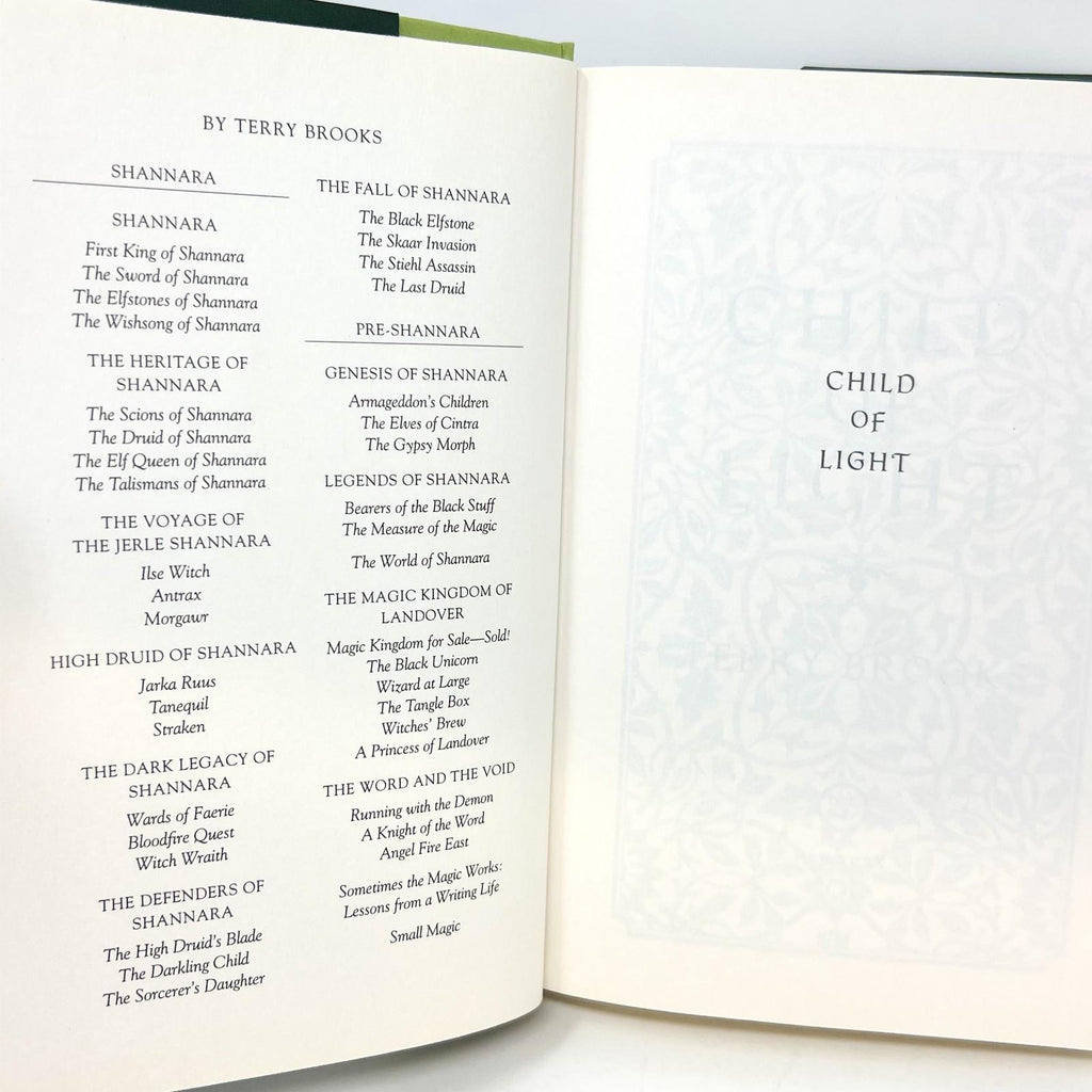 Child of Light by Terry Brooks  HardCover 1st print