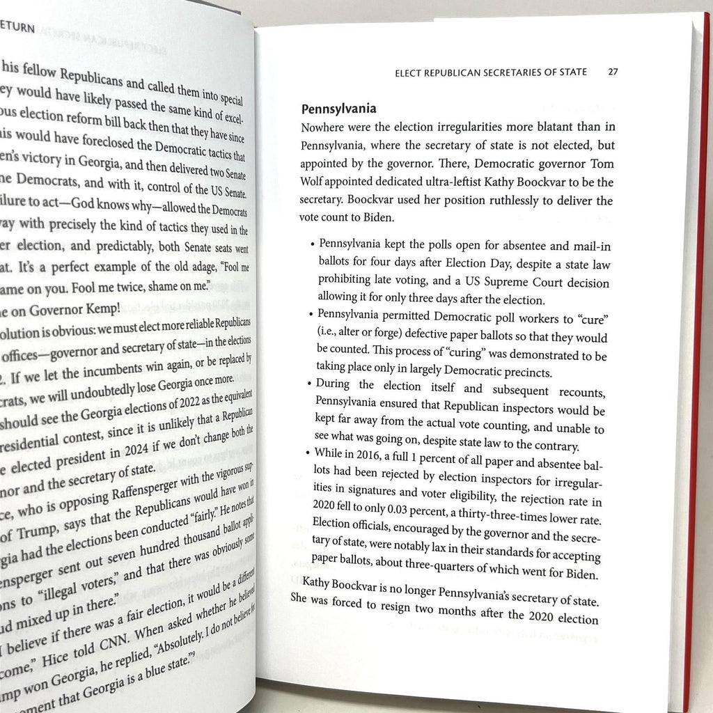 The Return: Trumps Big 2024 Comeback - Hardcover By Morris, Dick - VERY GOOD