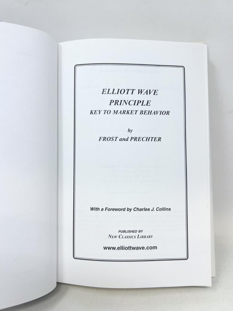 Elliott Wave Principle: Key To Market Behavior