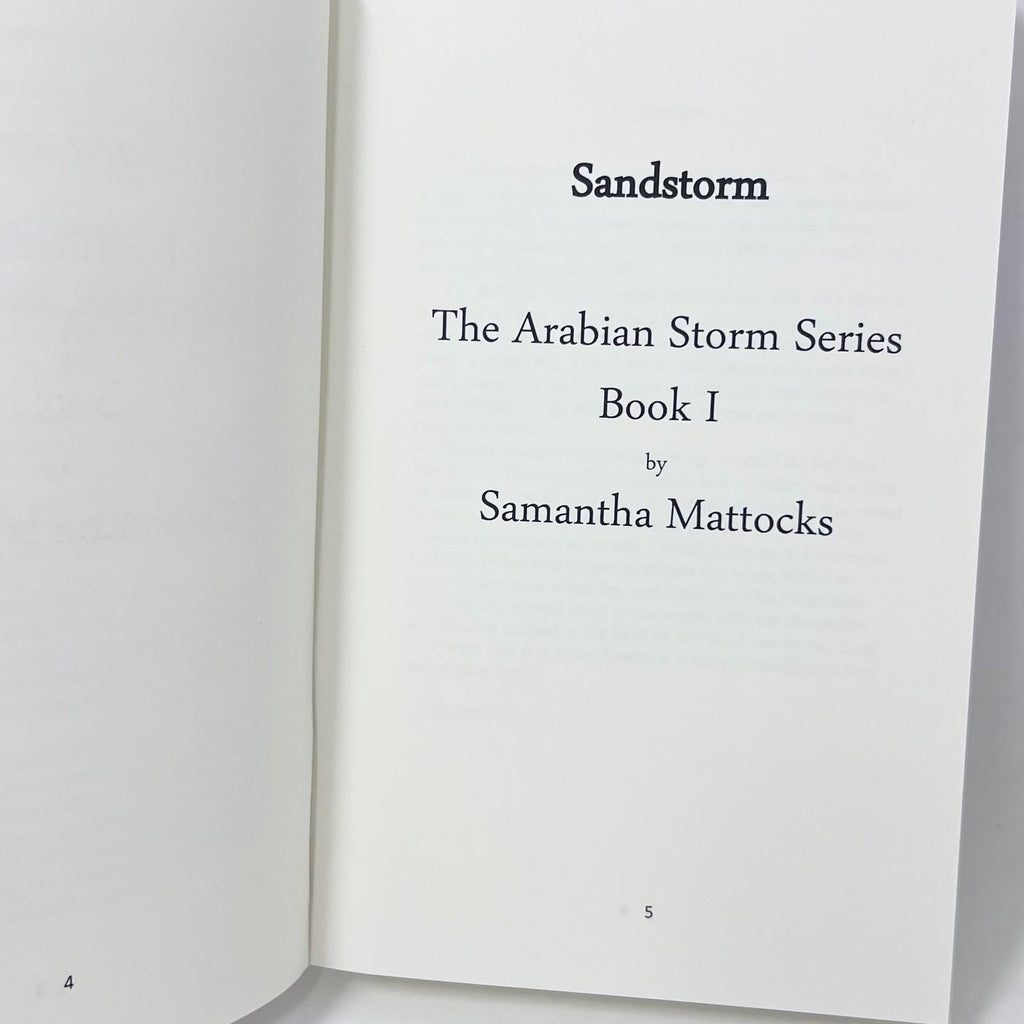 Sandstorm: The Arabian Storm Series - Paperback By Mattocks, Samantha