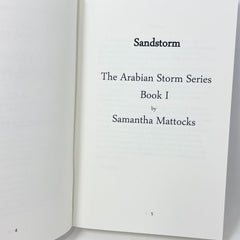 Sandstorm: The Arabian Storm Series - Paperback By Mattocks, Samantha