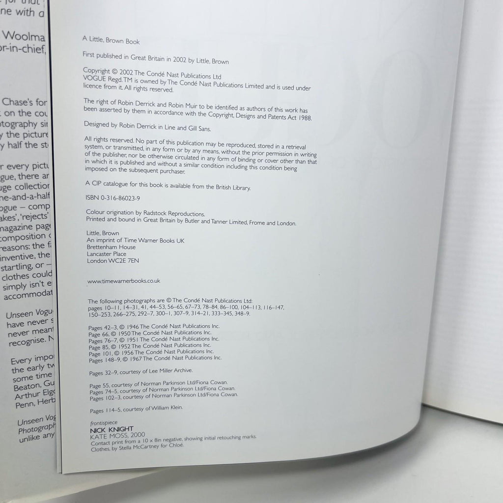 Unseen Vogue: The Secret History of Fashion Photography