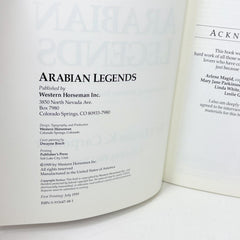 ARABIAN LEGENDS Outstanding Arabian Stallions and Mares Marian K Carpenter