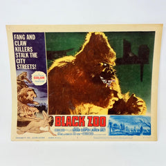 1963 Black Zoo Vintage Movie Lobby Card No.2
