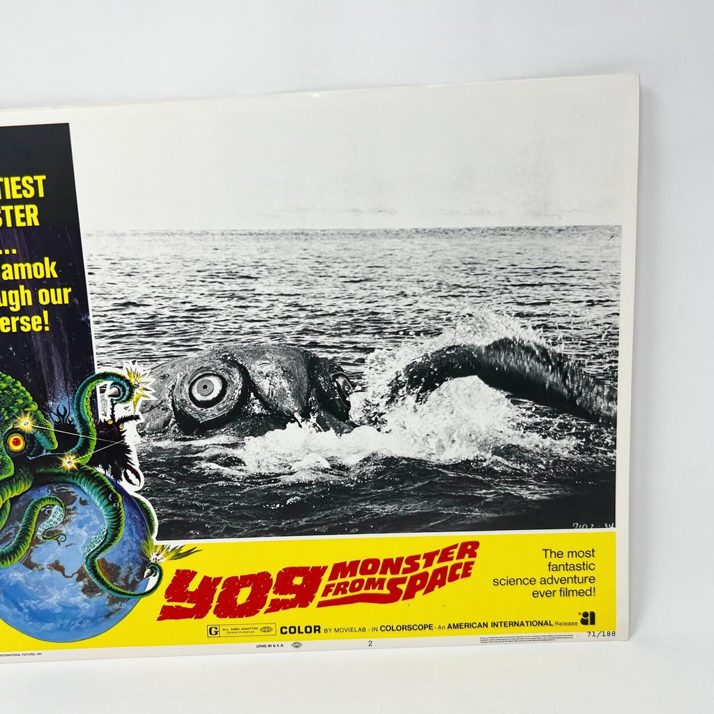 Yog Monster from Space Sci-Fi Horror Movie Lobby Card Poster No.2