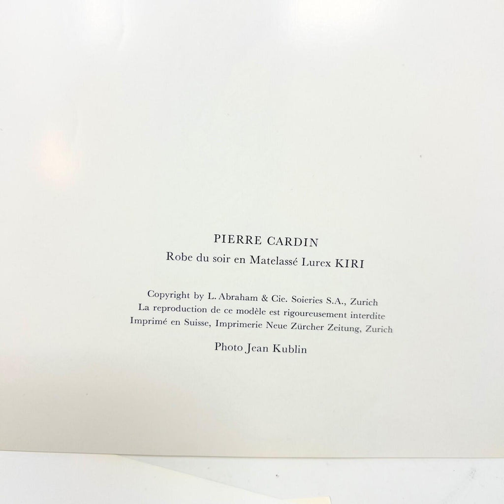 Drawings by Kenneth Paul Block Folder Pierre Cardin Christian Dior YSL