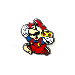 Nintendo Super Mario Bros. 35th Anniversary Pin Mario with Mushroom