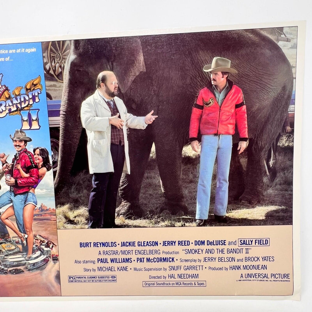 1980 Smokey and the Bandit II Original Movie Lobby card (d)