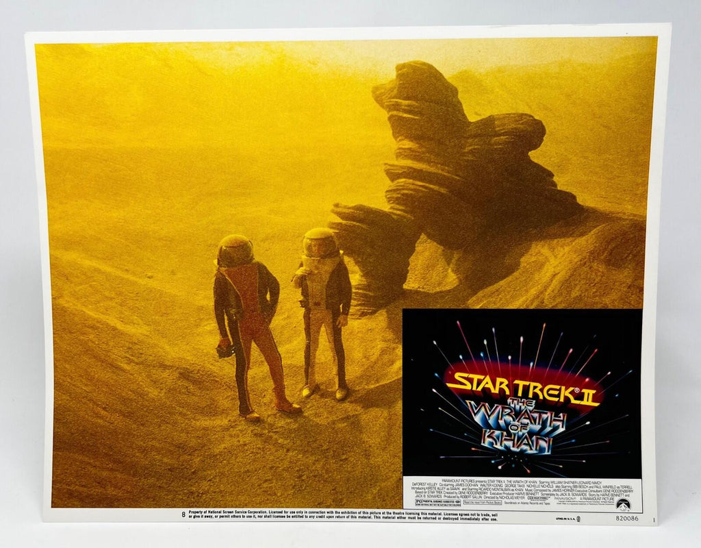 1982 Star Trek II The Wrath Of khan Lobby Cards Set of 8 Movie Posters