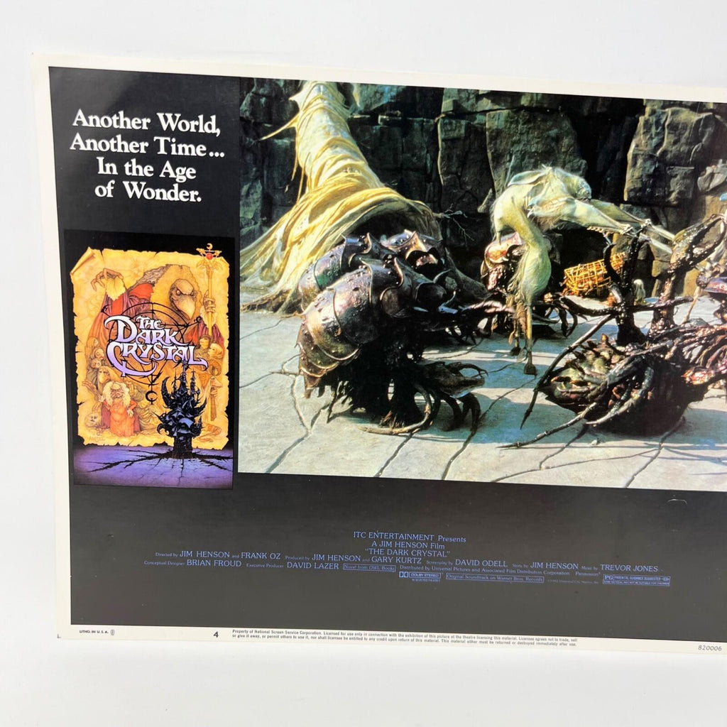 1982 The Dark Crystal Movie Sci-fi Lobby Card Poster No.4