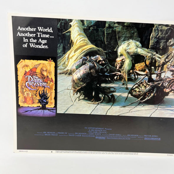 1982 The Dark Crystal Movie Sci-fi Lobby Card Poster No.4