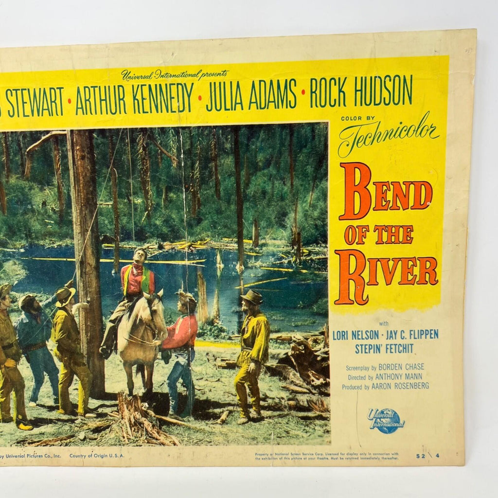 1952 Bend Of The River Lobby Card Movie Poster (a)