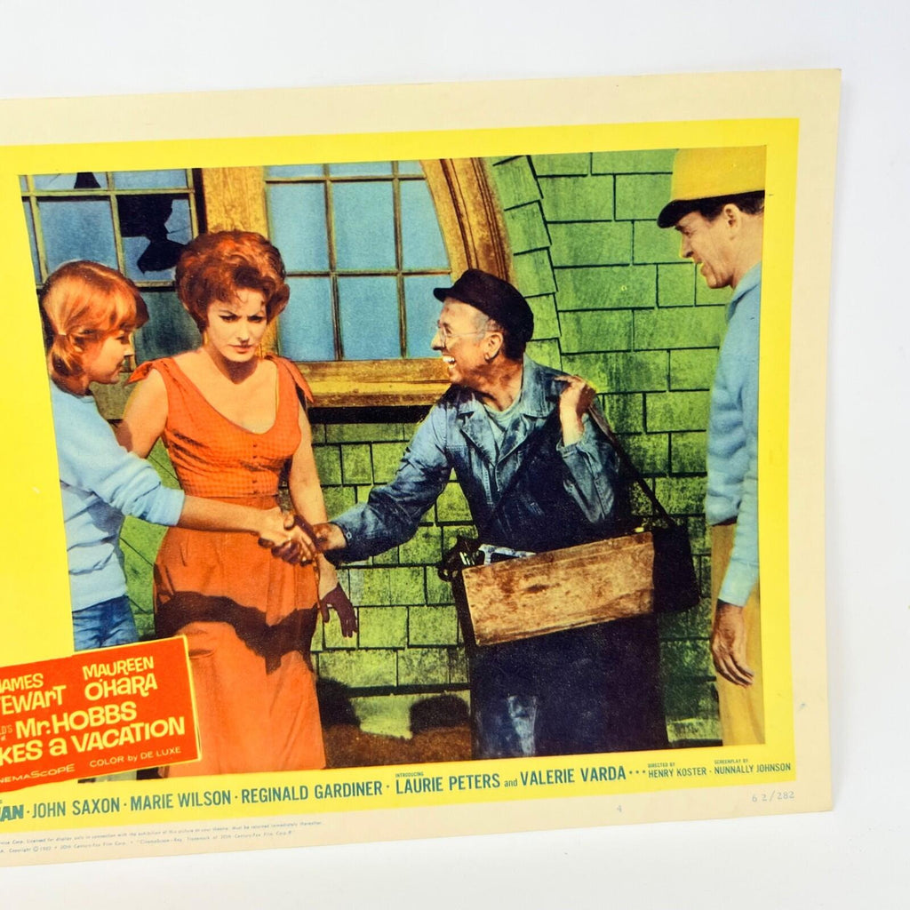 1962 Mr. HObbs Takes A Vacation  Lobby Card Movie Poster No.4
