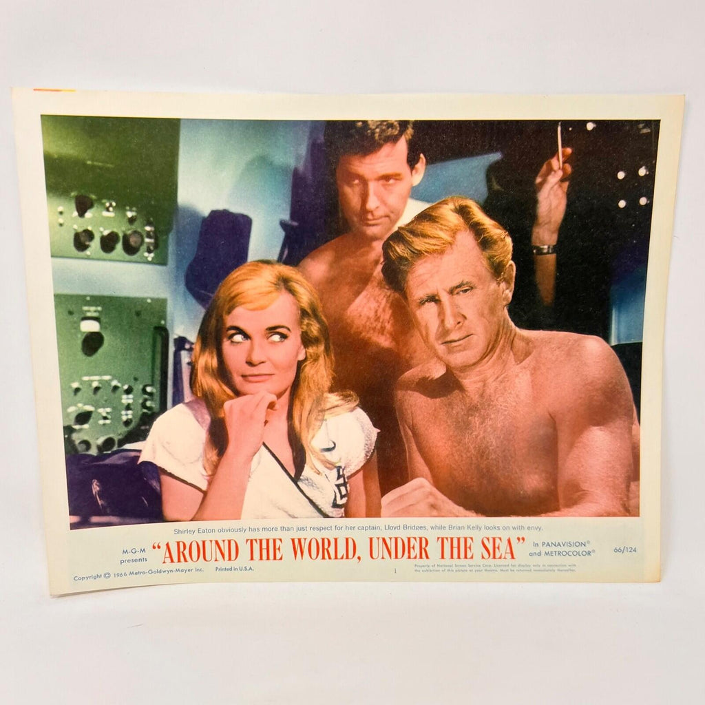 1966 Around The World Under the Sea Original Movie Lobby Card No.1