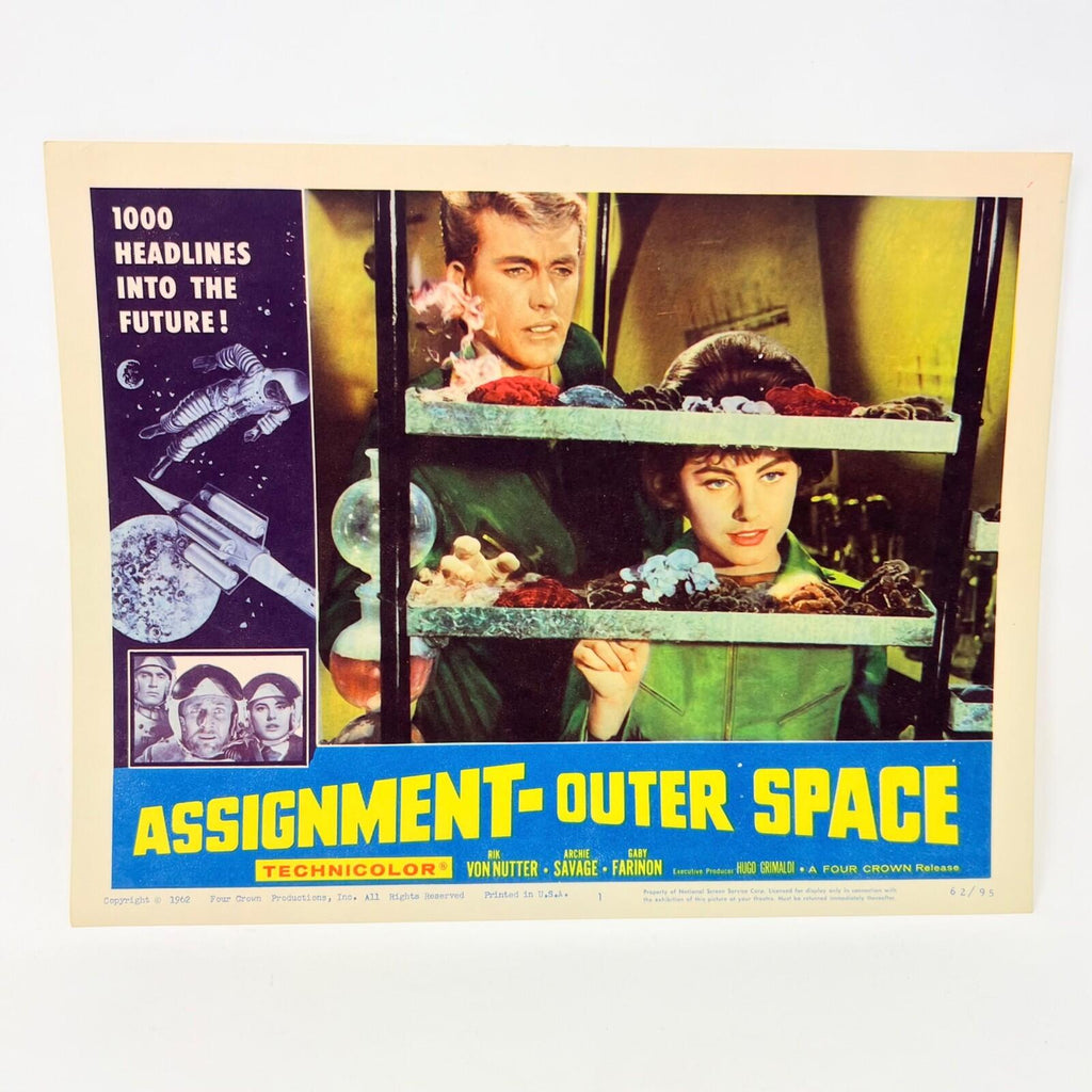 1962 Assignment - Outer Space  Movie Lobby Card No.1