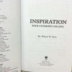 Inspiration: Your Ultimate Calling by Dyer, Dr. Wayne W. Hardcover DJ