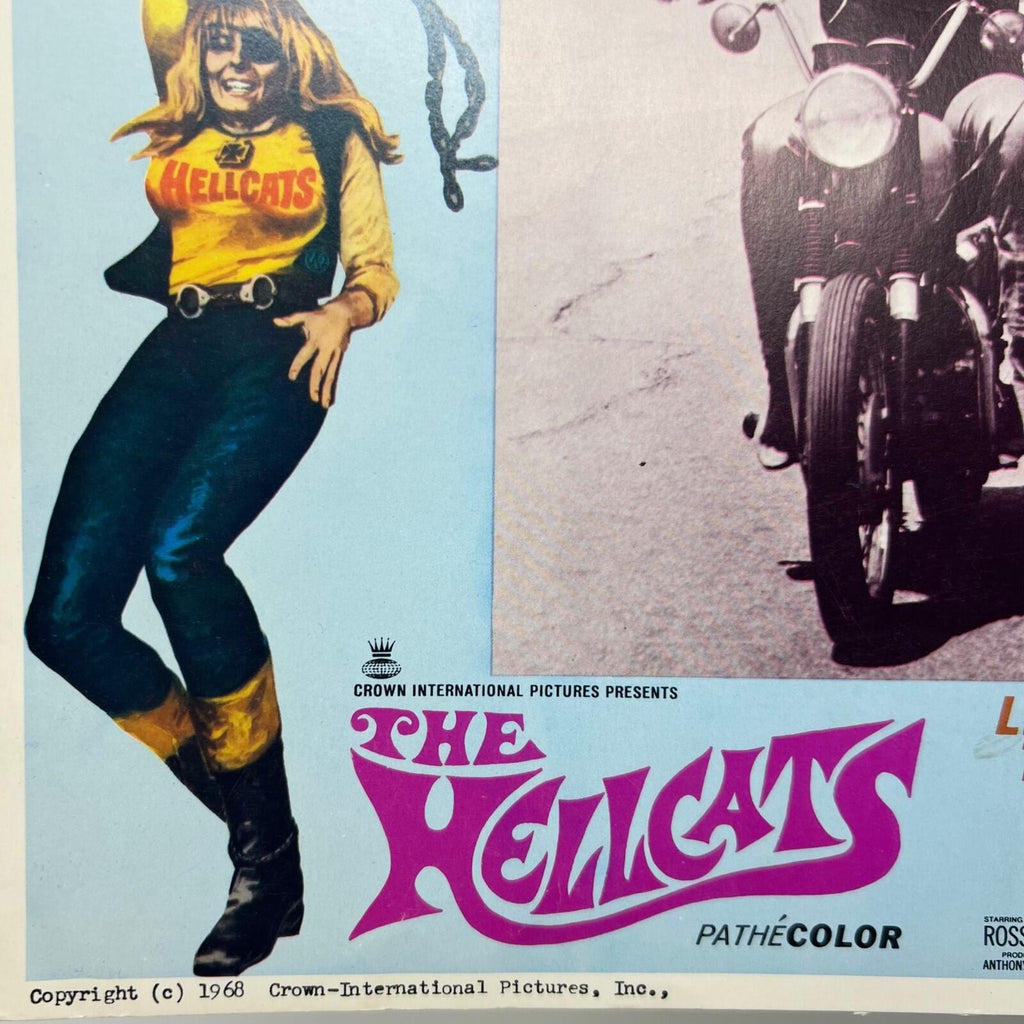 1968 The Hellcats Collectible Movie Lobby Card No.2