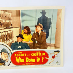 1954 Who Done It Lobby Card Collectible Lobby Card Movie Poster No.2