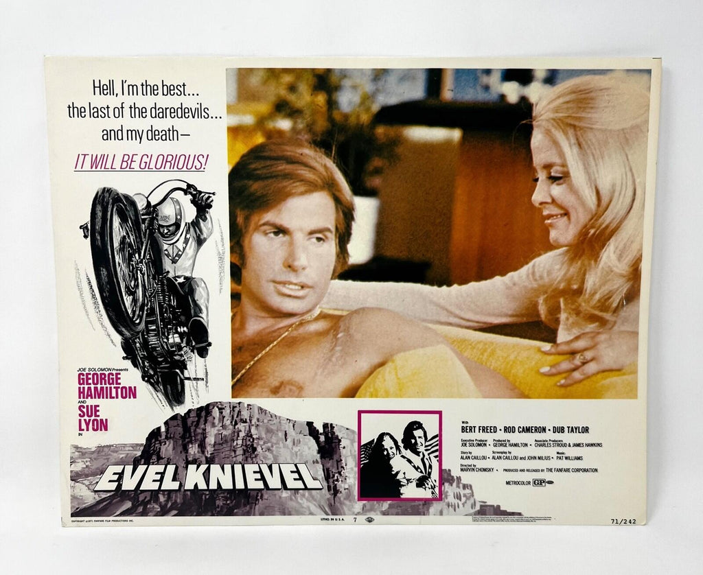 Evel Knievel I WIll Be Glorious Collectible Lobby Card Poster No.7