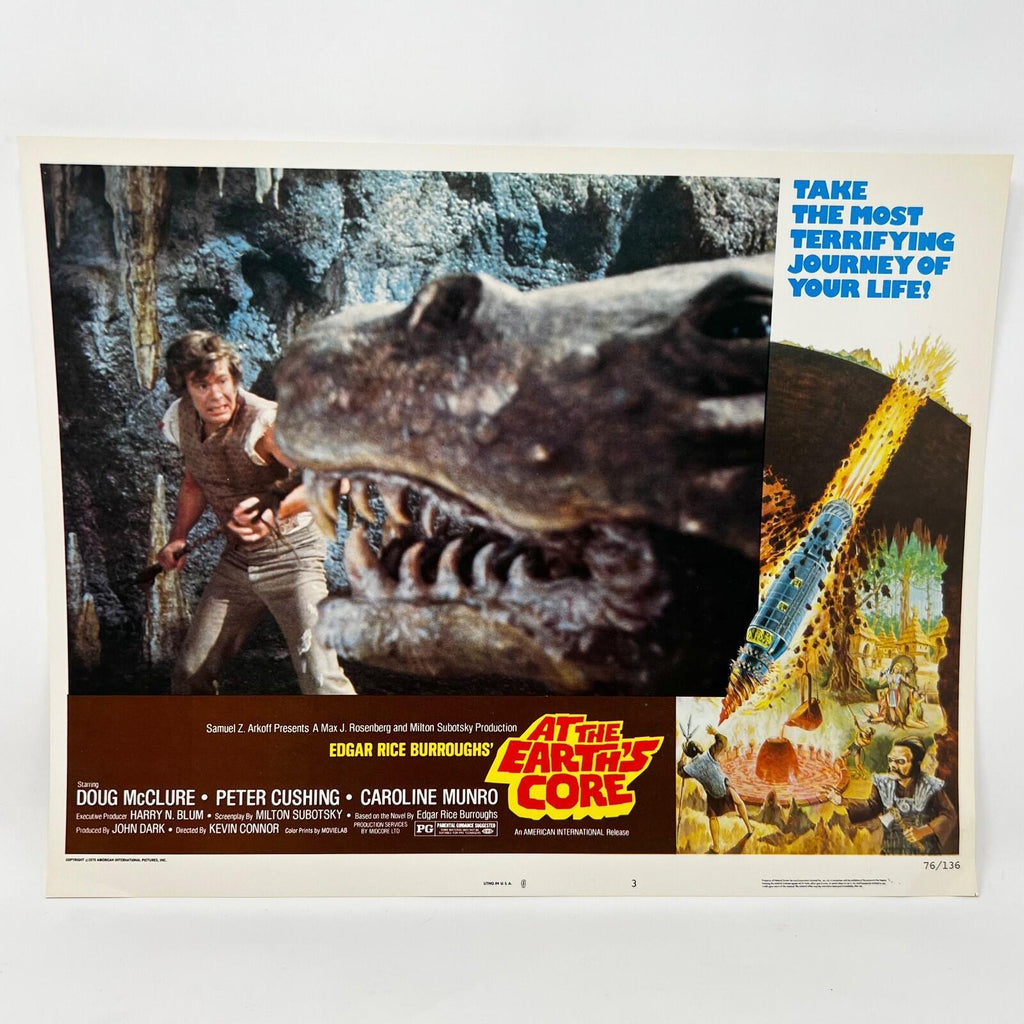 1976 At the earths Core Collectible movie Lobby Cards set of 8