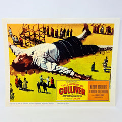 1960 The 3 Worlds Of Gulliver in Superdynamation Collectible Movie Lobby Card d