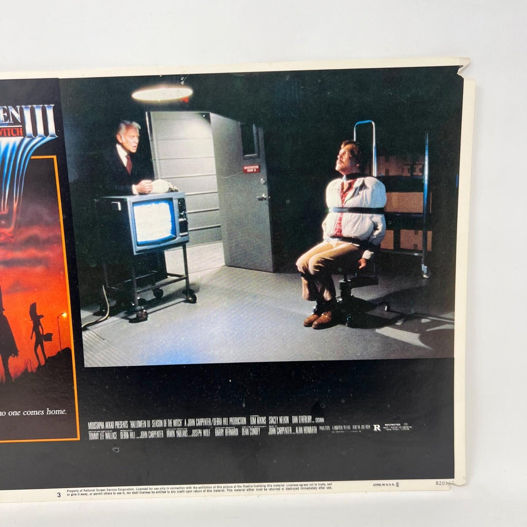 1982 Halloween III Season Of The Witch Collectible Movie Lobby Card No.3