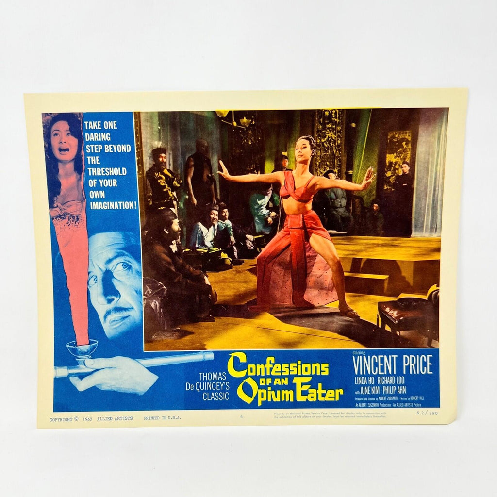 1962 Confessions of an Opium Eater Original Movie Lobby Card No.4