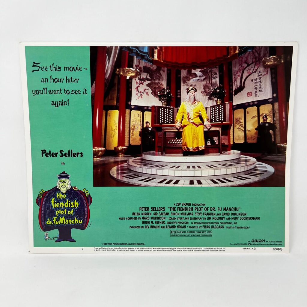 The fiendish plot of dr. fu manchu Lobby Card Set of 8