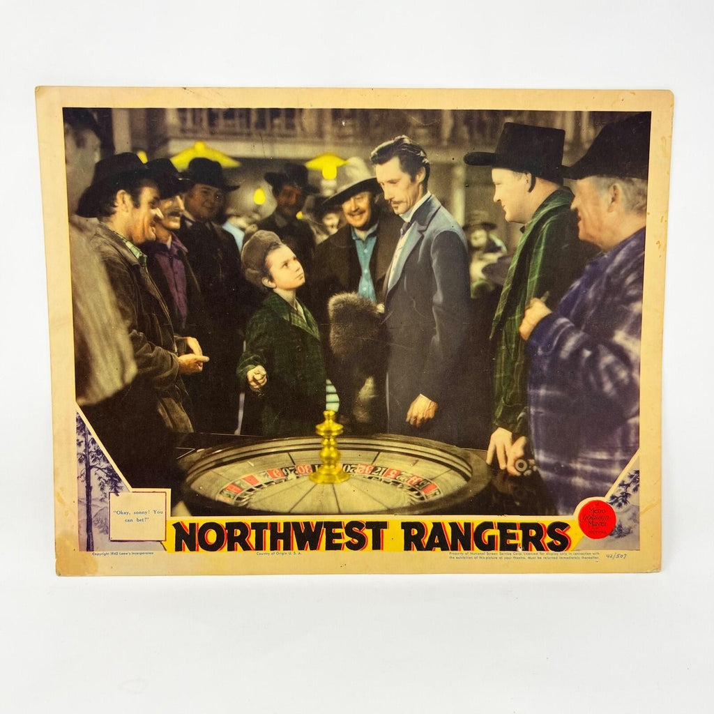 1942 Northwest Rangers Collectible movie Lobby Card