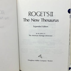 Roget'sII The New Thesaurus Hardcover
