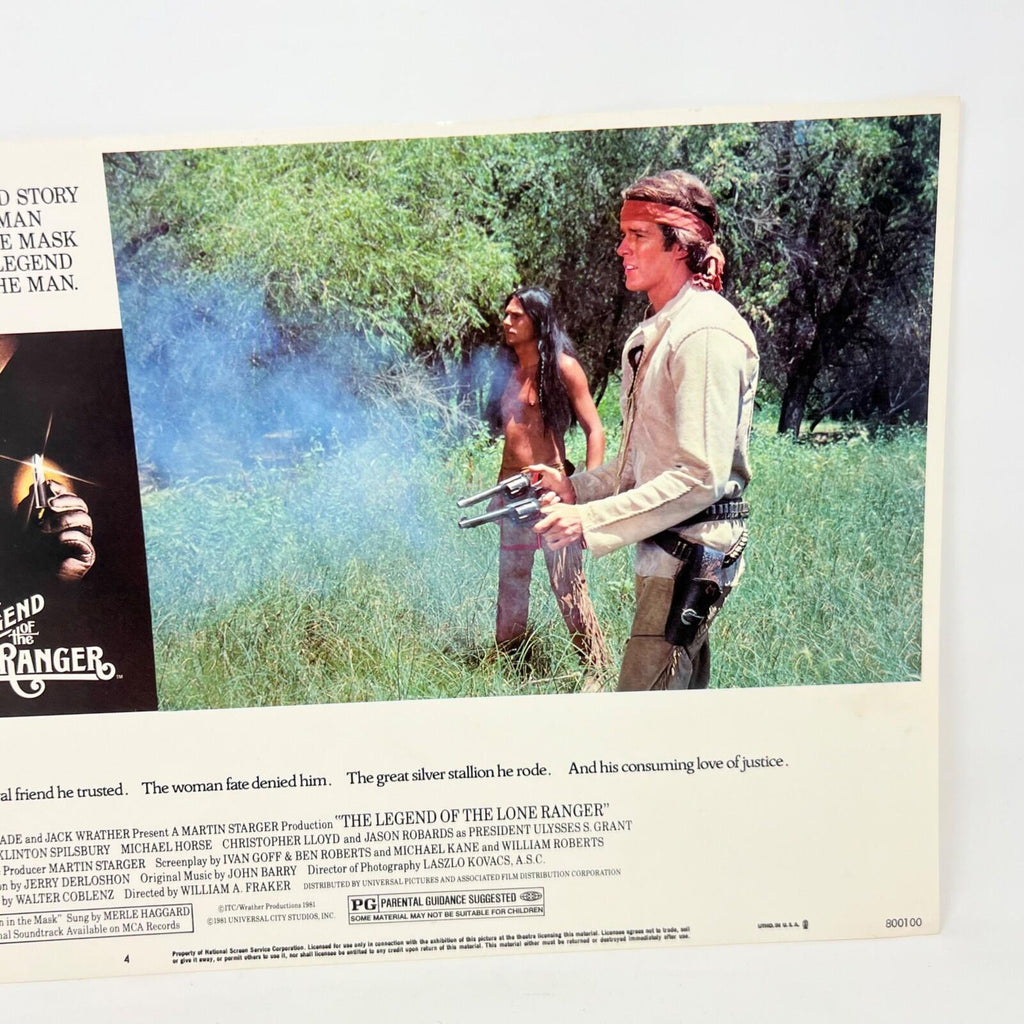 The Legend Of The Lone Ranger Collectible Movie Lobby Card No.4
