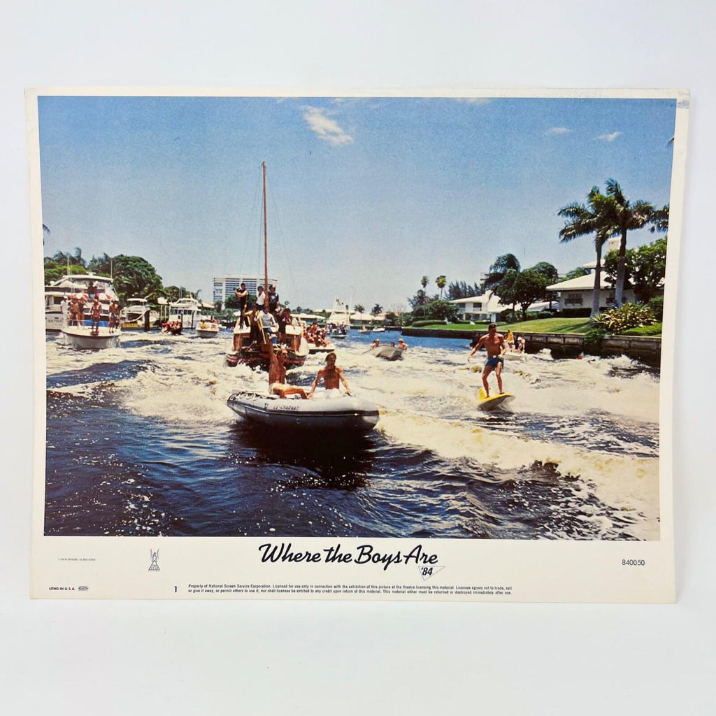 1984 Where the Boys Are Lobby Card Movie Poster No.1